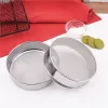 Factory direct sales of flour sieves, stainless steel sieve surface, filter screen, corn sieve, kitchen baking, 30 mesh, 40 mesh details Picture